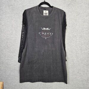 Vintage Furst Of A kind Unisex Adult Creed Band Tour Black 2002-2003 Tee One Sz